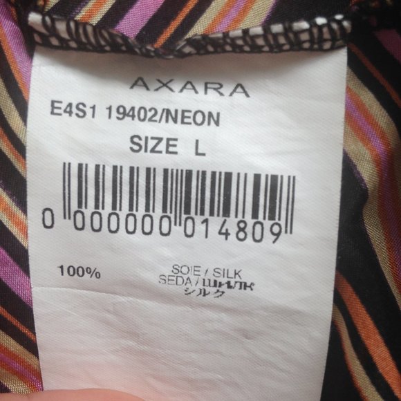 AXARA Paris - Silk Asymmetrical Dress - Picture 16 of 16